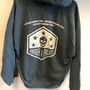 unisex XL raider project hoodie
